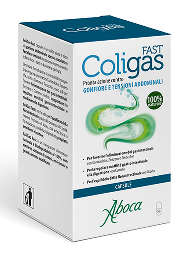 ABOCA COLIGAS FAST AZIONE CONTRO GONFIORE 50 CAPSULE