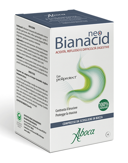 ABOCA NEOBIANACID BRUCIORE REFLUSSO DIGESTIONE 45 COMPRESSE