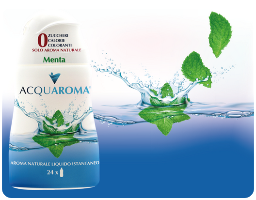 ACQUAROMA AROMA NATURALE PER ACQUA GUSTO MENTA