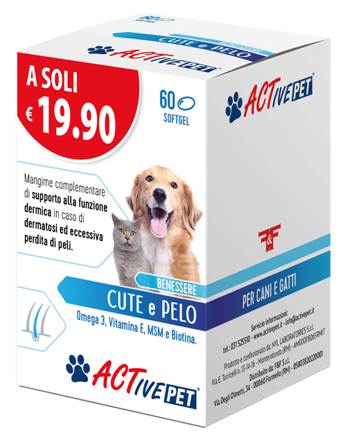 ACTIVEPET BENESSERE CUTE E PELO 60 SOFTGEL