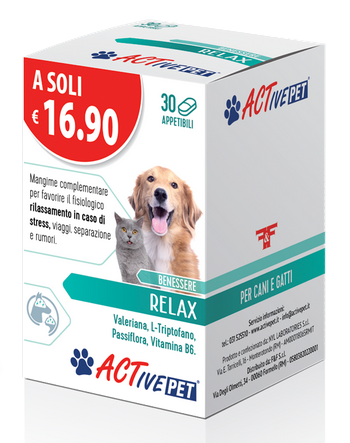 ACTIVEPET BENESSERE RELAX 30 COMPRESSE APPETIBILI