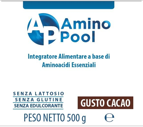 AMINO POOL RACER INTEGRATORE ALIMENTARE DI AMINOACIDI GUSTO CACAO 500g