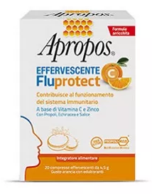 APROPOS FLUPROTECT EFFERVESCENTE C 20 COMPRESSE