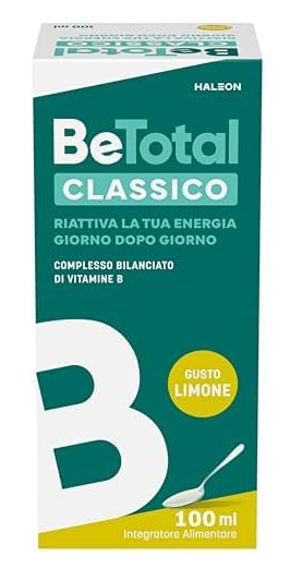 BE TOTAL SCIROPPO CLASSICO VITAMINE B GUSTO LIMONE 100ml