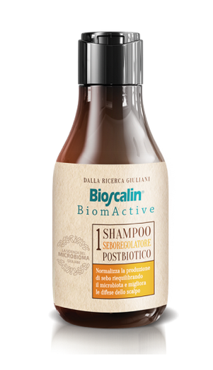 BIOSCALIN BIOMACTIVE SHAMPOO SEBOREGOLATORE POSTBIOTICO 200ml