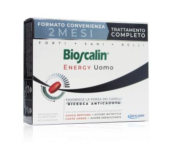 BIOSCALIN ENERGY CAPELLI UOMO 60 COMPRESSE 2 MESI