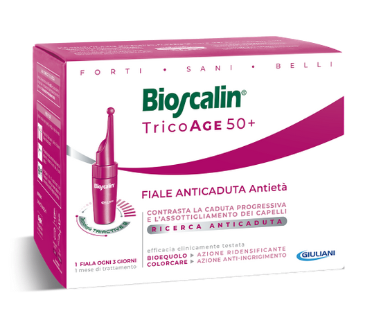 BIOSCALIN TRICOAGE DONNA 50+ ANTICADUTA ANTIETA’