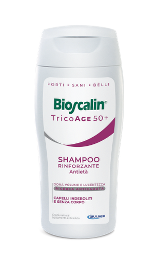 BIOSCALIN TRICOAGE DONNA 50+ SHAMPOO RINFORZANTE ANTIETA’ 400ml