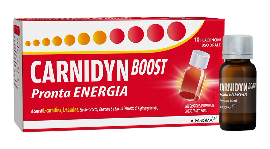 CARNIDYN BOOST PRONTA ENERGIA 10 FLACONCINI