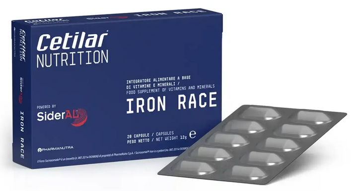 CETILAR IRON RACE INTEGRATORE ALIMENTARE FERRO 20 COMPRESSE