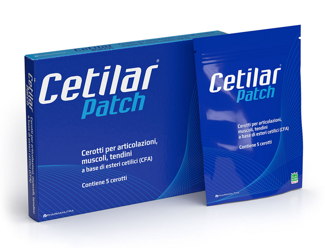 CETILAR PATCH 5 CEROTTI PER ARTICOLAZIONI MUSCOLI E TENDINI