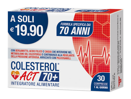 COLESTEROL ACT 70+ 30 COMPRESSE