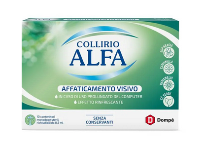 COLLIRIO ALFA AFFATICAMENTO VISIVO 10 MONODOSE DA 0,5ml