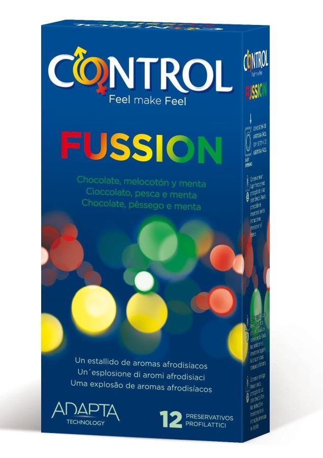 CONTROL FUSSION CIOCCOLATO PESCA MENTA 12 pezzi