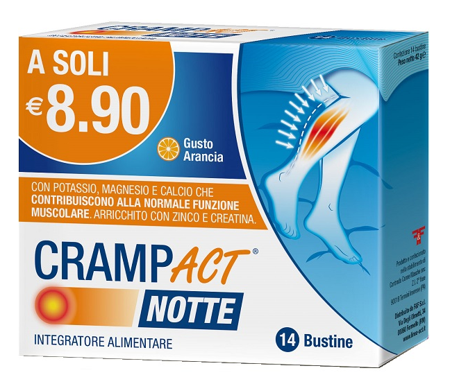 CRAMPACT NOTTE POTASSIO MAGNESIO CALCIO 14 BUSTINE