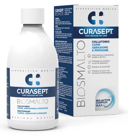 CURASEPT BIOSMALTO COLLUTORIO CARIE ABRASIONE E EROSIONE 300ml