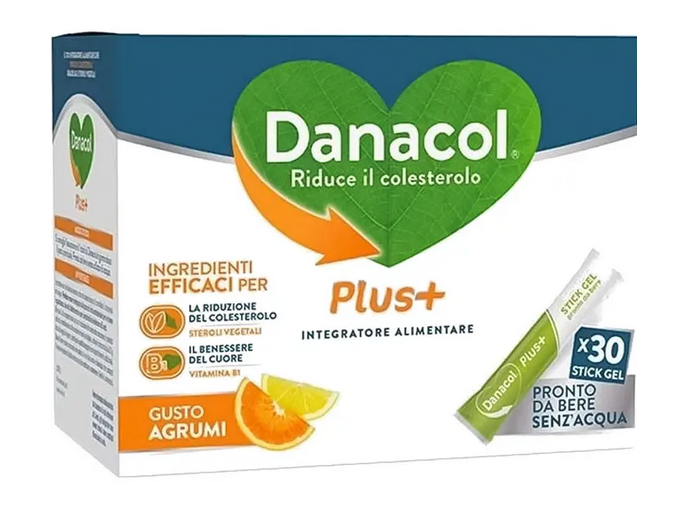 DANACOL PLUS 30 STICK GEL GUSTO AGRUMI