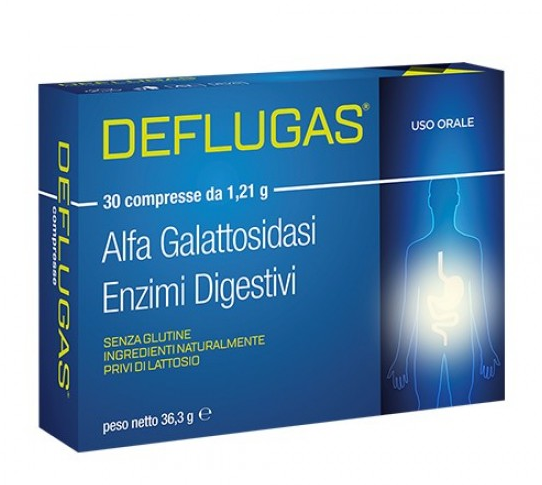 DEFLUGAS INTEGRATORE ALIMENTARE 30 COMPRESSE