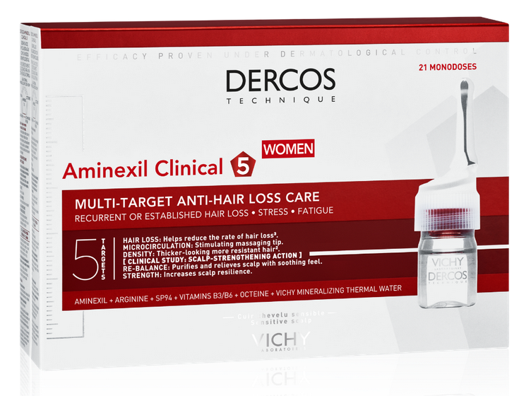 DERCOS AMINEXIL INTENSIVE 5 ANTICADUTA DONNA 21 FLACONI