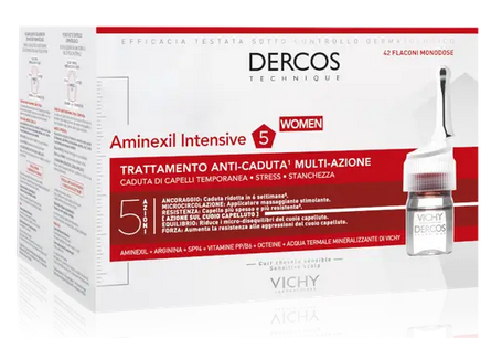 DERCOS AMINEXIL INTENSIVE 5 ANTICADUTA DONNA 42 FLACONI