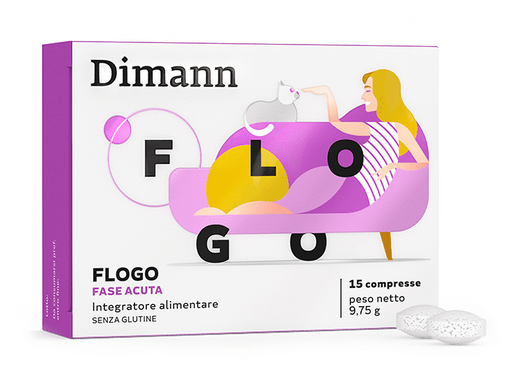 DIMANN FLOGO INTEGRATORE ALIMENTARE 15 COMPRESSE