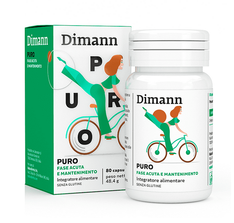 DIMANN PURO INTEGRATORE ALIMENTARE MANNOSIO 80 COMPRESSE