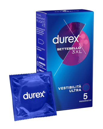 DUREX SETTEBELLO 3XL 5 PEZZI