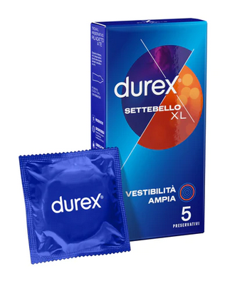 DUREX SETTEBELLO XL 5 PEZZI