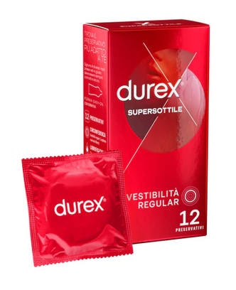 DUREX SUPERSOTTILE REGULAR 12 PEZZI