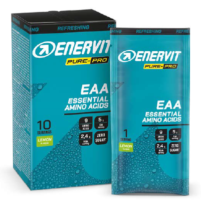 ENERVIT PURE PRO EAA ESSENTIAL AMINO ACIDS AMINOACIDI ESSENZIALI 10 BUSTE