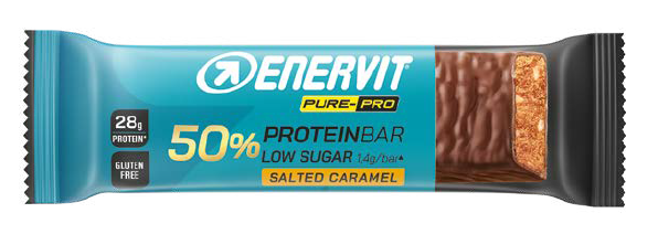 ENERVIT PURE PRO PROTEIN BAR BARRETTA PROTEICA 50% SALTED CARAMEL 55g