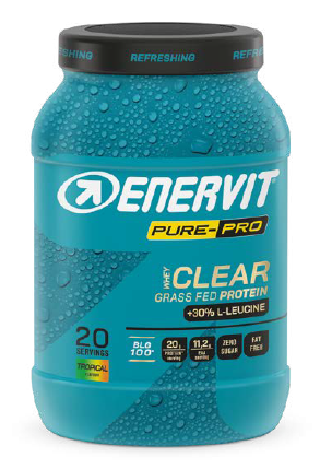 ENERVIT WHEY CLEAR PROTEIN PURE PRO PROTEINE ISOLATE BLG 100 GUSTO TROPICAL 500g