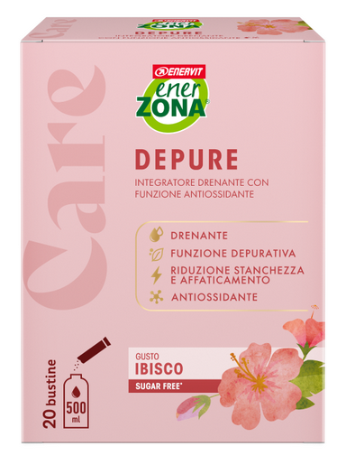 ENERZONA CARE DEPURE INTEGRATORE DRENANTE ANTIOSSIDANTE 20 BUSTINE