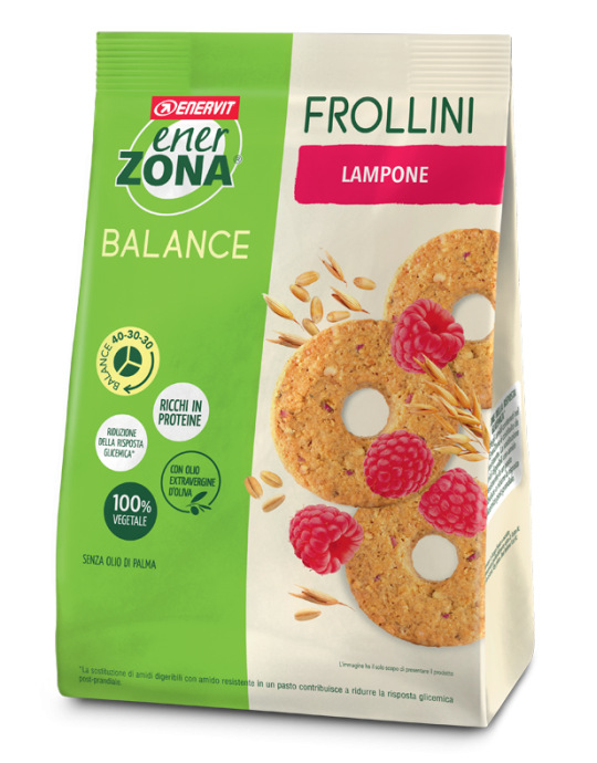 ENERZONA FROLLINI BALANCE 40 30 30 LAMPONE 250g