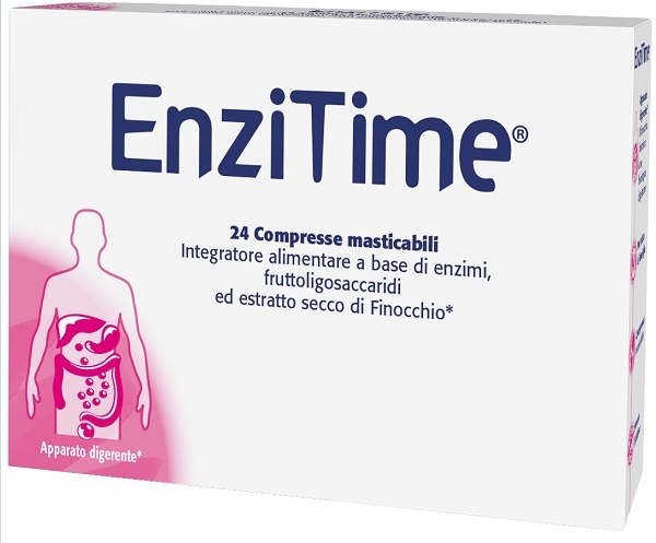 ENZITIME INTEGRATORE ALIMENTARE DI ENZIMI DIGESTIVI 24 COMPRESSE