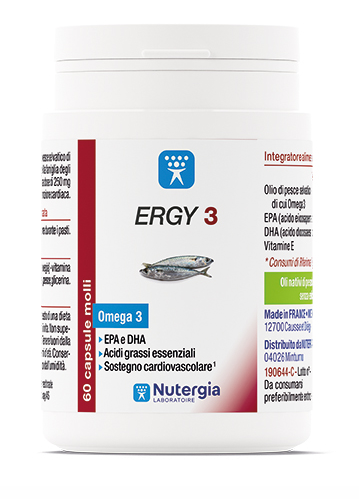 ERGY 3 NUTERGIA INTEGRATORE ALIMENTARE 60 CAPSULE