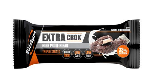 ETHICSPORT BARRETTA PROTEICA EXTRA CROK PANNA E CIOCCOLATO