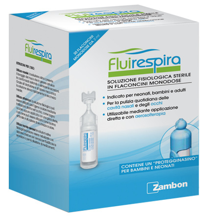 FLUIRESPIRA SOLUZIONE FISIOLOGICA STERILE 30 FLACONCINI