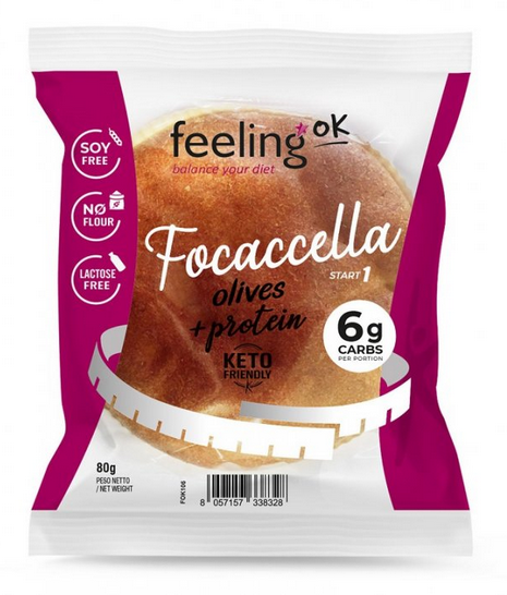 FOCACCELLA +PROTEIN ALLE OLIVE 80g