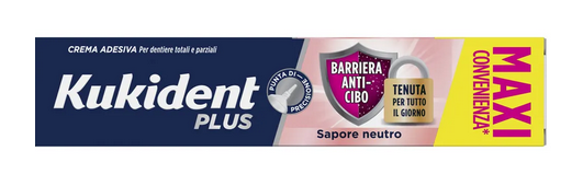 KUKIDENT PLUS CREMA ADESIVA BARRIERA ANTI CIBO NEUTRO 57g