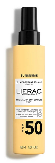 LIERAC SUNISSIME LATTE SOLARE FONDENTE SPF50 150ml