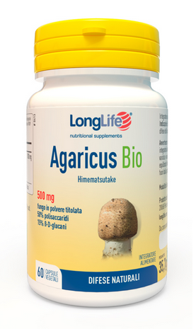 LONGLIFE AGARICUS BIO 500mg 60 CAPSULE VEGETALI