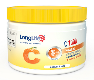 LONGLIFE C 1000 POWDER POLVERE VITAMINA C 250g