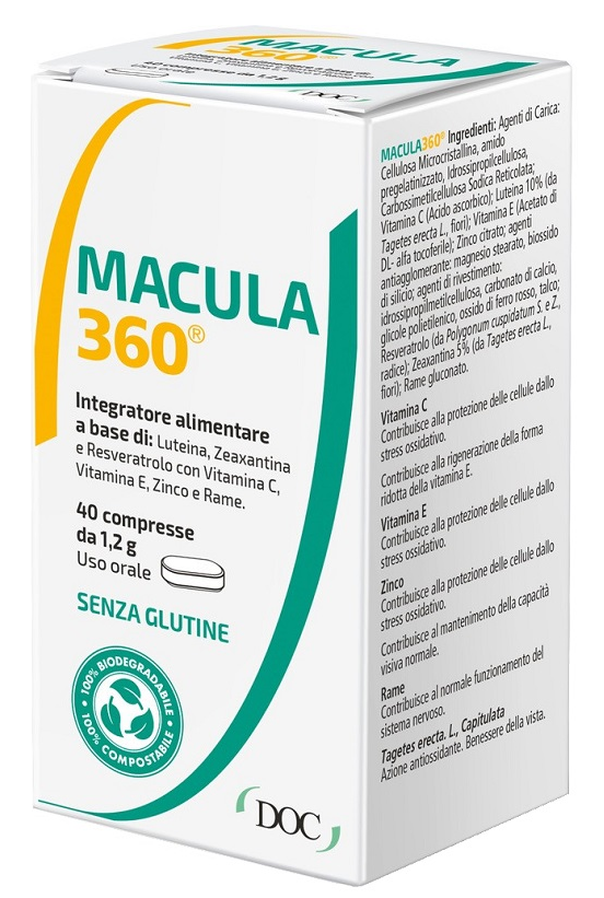 MACULA 360 INTEGRATORE ALIMENTARE 40 COMPRESSE