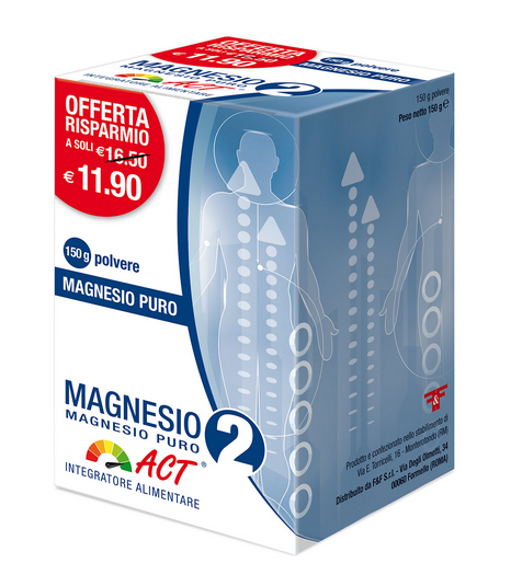 MAGNESIO 2 ACT MAGNESIO PURO 150g