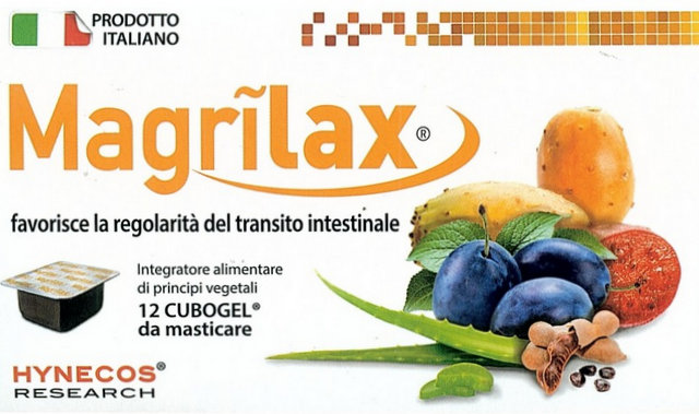 MAGRILAX Favorisce la regolarità del transito intestinale 12 Cubogel