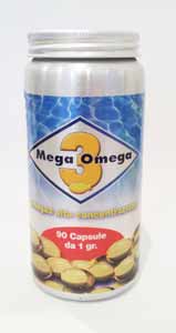 MEGA 3 OMEGA - OMEGA 3 AD ALTA CONCENTRAZIONE - 90 CAPSULE DA 1 G