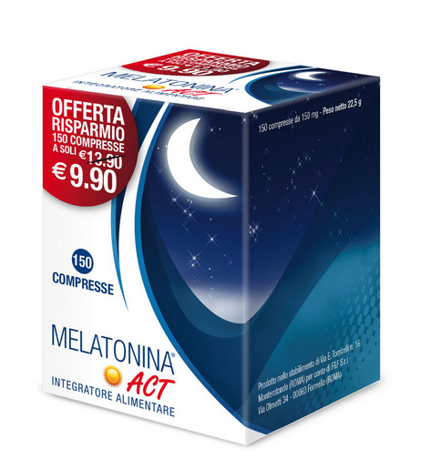 MELATONINA ACT INTEGRATORE ALIMENTARE 150 COMPRESSE