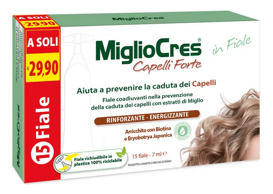 MIGLIOCRES CAPELLI FORTE 15 FIALE