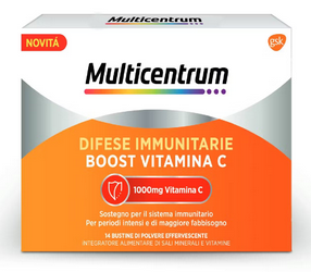 MULTICENTRUM DIFESE IMMUNITARIE BOOST VITAMINA C 14 BUSTE